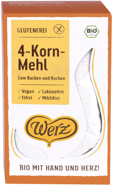 Werz 4-Korn-Mehl Bio glutenfrei (500g)