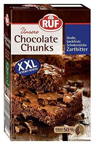 Ruf Chocolate Chunks Zartbitter (100g)