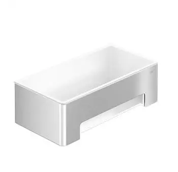 Hewi System 900 Duschkorb 220x67x115mm edelstahl gebürstet/signalweiß (900.03.001XA 98)