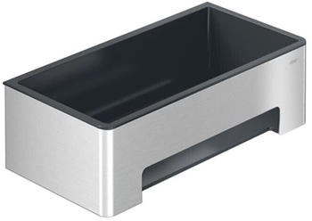 Hewi System 900 Duschkorb 220x67x115mm edelstahl gebürstet/anthrazitgrau (900.03.001XA 92)