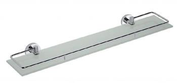 Sapho X-Round Glasablage 60 cm, glas / verchromt XR600