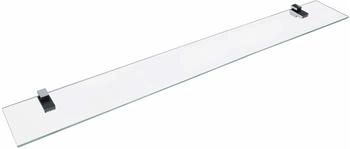 Fackelmann Wandablage aus Glas transparent 100 cm (85390)