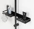 Wenko Turbo-Loc Duschstangencaddy Altarella L Schwarz Edelstahl (25758100)