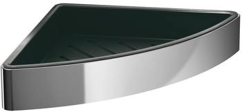 emco Loft Eckschwammkorb chrom/schwarz mit Kunststoffeinsatz (054500503)