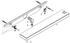 Hansgrohe Rainfinity Porter 500 Wandanschluss mit Brausehalter und Duschablage L, Chrom (26843000)
