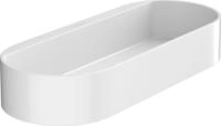 hansgrohe WallStoris Ablagekorb 27913700 250x39mm, aus Kunststoff, Mattwei&szlig;
