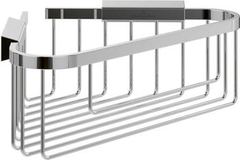 Villeroy & Boch Elements Tender Eck-Duschkorb brushed nickel matt (TVA15100900064)