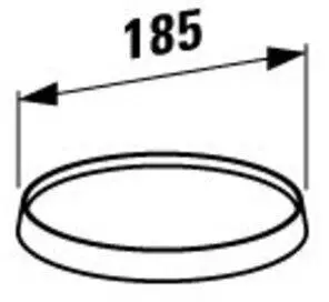 Laufen Disc Ablageschale rauchgrau