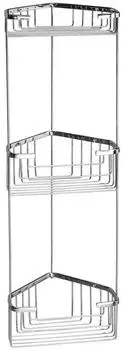 Sapho Gedy Smart Draht-Eckablage, 20x59x15 cm, Chrom 2484