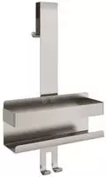 vidaXL Duschcaddy H&auml;ngend Geb&uuml;rsteter Edelstahl 304