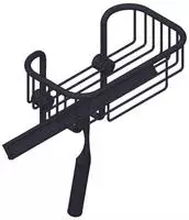Giese Duschkorb Dusch 1 mit Wischer, Accessoires, 30226-14, schwarz matt