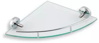 Novaservis Metalia 11 Ablage mit Gel&auml;nder, eckig, chrom 0158,0