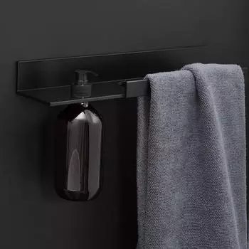Laufen Assist Ablage mit Lotionspender links schwarz matt
