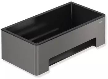Hewi System 900 Duschkorb dunkelgrau perlglimmer tiefmatt