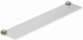 Kludi Vela R Ablage, L&auml;nge 60 cm, Glas/Nickel geb&uuml;rstet 58973N5