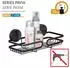 Wenko Static-Loc Plus Wandablage Pavia Schwarz, ohne Bohren (24871100)