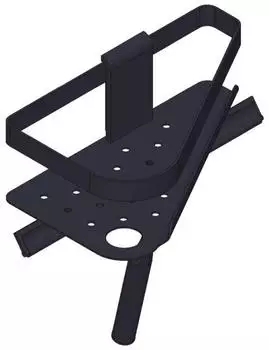 Giese Duschkorb Newport mit seitlichem Halter schwarz matt