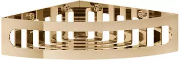Gessi Rilievo Eck-Duschkorb warm bronze PVD
