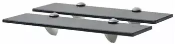 vidaXL Schweberegal 2er-Set Glas 40x10cm 8mm (3051503)