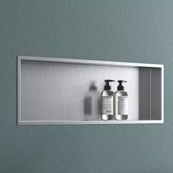doporro Duschnische Edelstahl befliesbar Unterputz-Montage 30x90cm (MBK01)