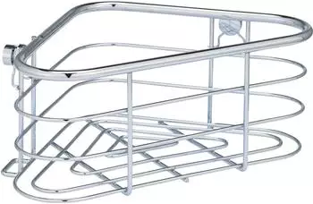 Wenko Trestina Eckablage Edelstahl glänzend (25571100)