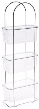 AC-D&eacute;co Badregal 3 Ebenen, transparent