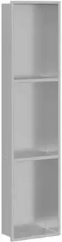 vidaXL Duschnische Edelstahl silber 90x20x9,5cm (42012668)
