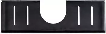 Wenko Altarella S Duschstangencaddy Edelstahl schwarz, Turbo-Loc