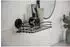 Wenko Vacuum-Loc Wandablage, matt schwarz, ohne Bohren (Vacuum-Loc)
