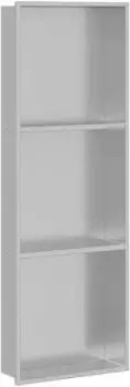 vidaXL Duschnische 90x30x9,5cm silber Edelstahl (42012680)