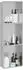 vidaXL Duschnische 90x30x9,5cm silber Edelstahl (42012680)