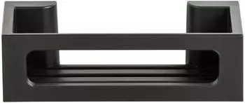 Wenko Turbo-Loc Wandablage Bralia, schwarz, Kunststoff ABS (25580100)