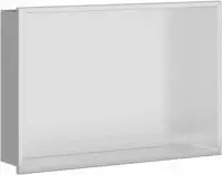vidaXL Duschnische Silber 45 x 30 x 9,5 cm Edelstahl