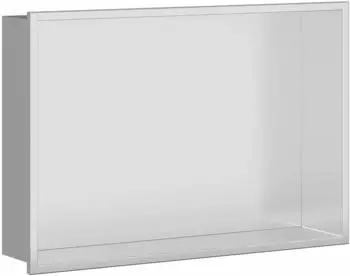 vidaXL Duschnische 45x30x9,5cm Edelstahl silber (42012671)
