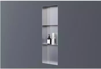 Bernstein Wandnische NT309010X randlos, Edelstahl gebürstet, 30x90x10cm (NT309010X)