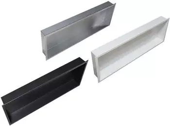 Bernstein Wandnische BS903010 Edelstahl 90x30x10cm schwarz (BS903010)