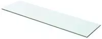 vidaXL Regalboden Glas Transparent 60x12 cm