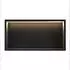 REA Einbauregal Bad mit LED, schwarz, 10x60x30cm (REA-08541)