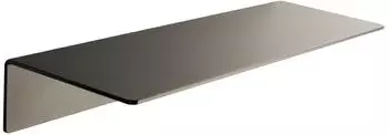 Designfabrik Hamburg Wandregal selbstklebend, 30cm, schwarz, 2er-Set, Metall (DFHH KR)