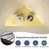 LuxusKollektion Eck-Duschregal 304 Edelstahl, gold, 254mm, 2er-Pack