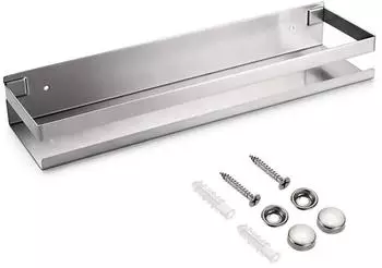 LuxusKollektion Duschablage Edelstahl silber 40cm