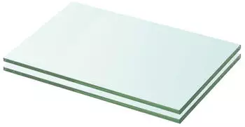 vidaXL Regalböden 2 Stk. Glas transparent 20x25cm (3051545)