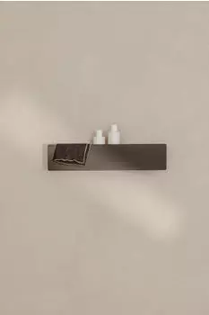Metallbude Shea Duschablage 50cm Aluminium, ohne Bohren, Hot Choc (1001479)