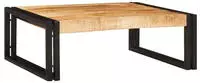 vidaXL Badregal f&uuml;r Braun 65 x 50 x 23 cm Massives rohes Mangoholz
