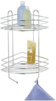 WENKO Exclusiv Duschregal Stahl silber