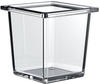 Emco Liaison Glasschale quadratisch für Reling, Kristallglas klar, tief