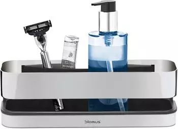 Blomus NEXIO Duschkorb 250x85x120mm edelstahl poliert/schwarz (68955)
