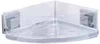 WENKO Eckregal "Vacuum-Loc Quadro" 1 Etage