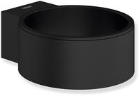HEWI System 900 F&ouml;hnhalter, Accessoires, 900.00.00060 CV, schwarz tiefmatt/schwarz