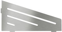 Eckregal SHELF-S3 Wave aus geb&uuml;rstetem Edelstahl